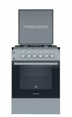 Комбинированная плита "PRЕMIER Eco PRM-WG60-E40S" (Серебристая) 60 х 85 х 60 см