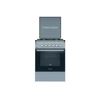 Комбинированная плита "PRЕMIER Eco PRM-WG60-E40S" (Серебристая) 60 х 85 х 60 см