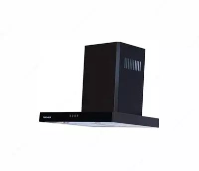 Kamin qalpoqchasi "PREMIER T Shape BL" Turbo sen (Qora) 60 sm