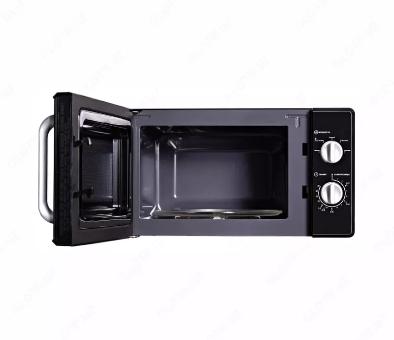 Микроволновая печь "PREMIER Solo PRM-20MW/KS1-W" (Серебристая+декор) 20 литров