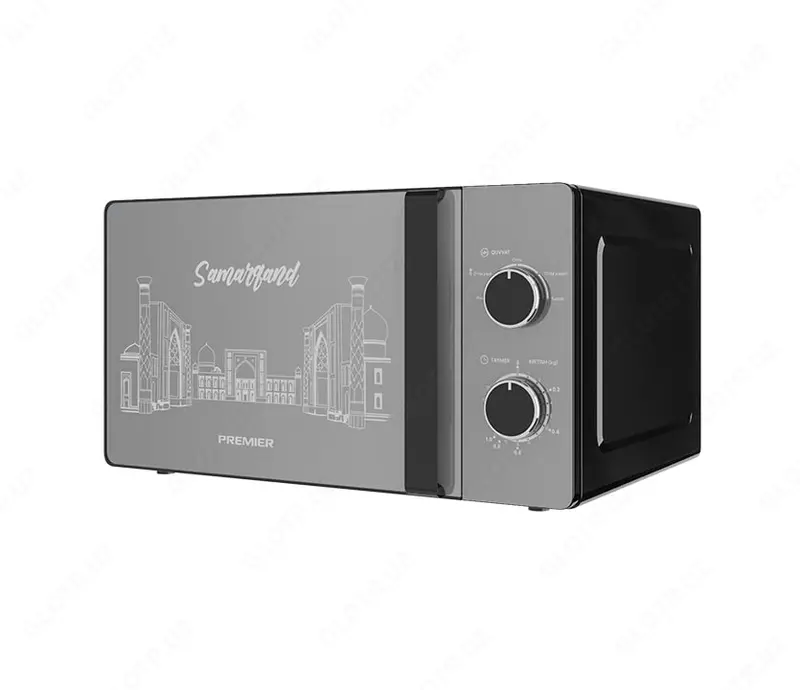 Mikroto'lqinli pech "PREMIER Solo PRM-20MW/KS1-S" (Kumush) 20 litr