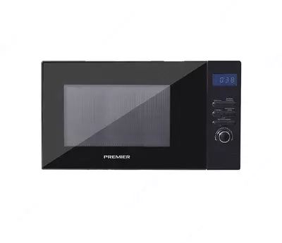 Mikroto'lqinli pech "PREMIER Solo PRM-23MW/AK4-V" (Qora) 23 litr