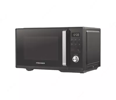 Mikroto'lqinli pech "PREMIER Solo PRM-28MW/KS5-B" (Qora) 28 litr
