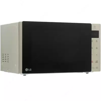 Mikroto'lqinli pech "LG MS2535GIS" (Qora) 25 litr