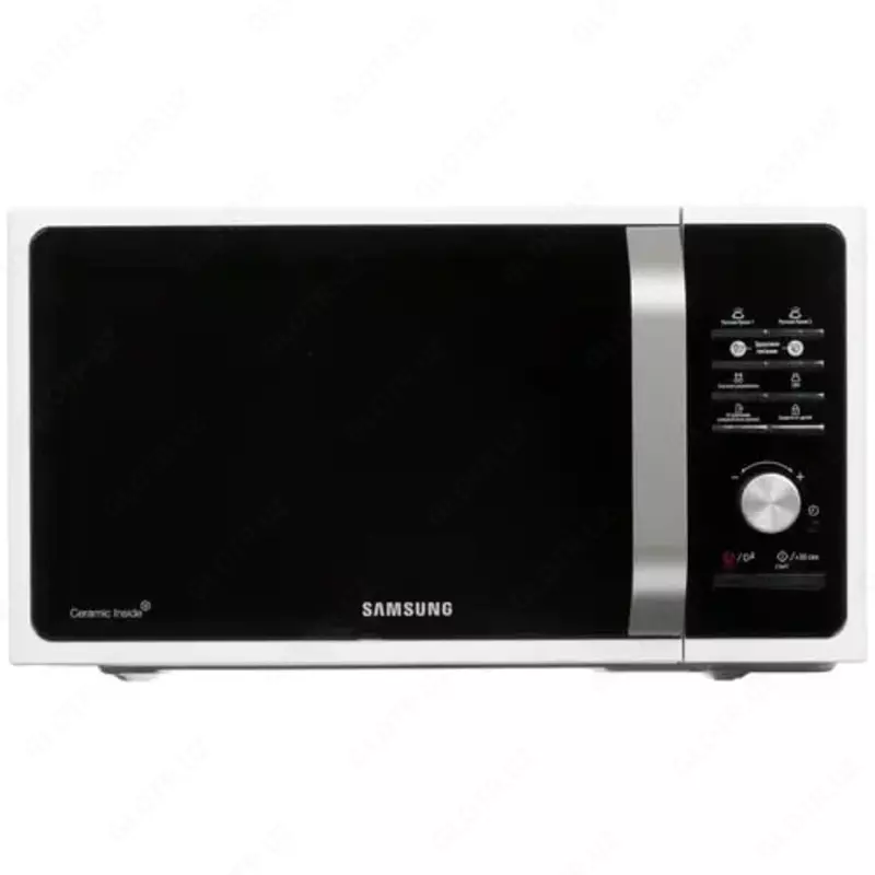 Микроволновая печь "Samsung MS23F301TAW" (Белая/черная) 23 литра