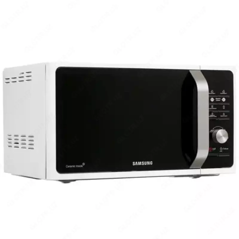 Mikroto'lqinli pech "Samsung MS23F301TAW" (Oq/qora) 23 litr
