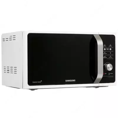 Mikroto'lqinli pech "Samsung MS23F301TAW" (Oq/qora) 23 litr