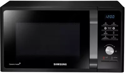 Mikroto'lqinli pech "Samsung MS23F302TAK" (Qora) 23 litr