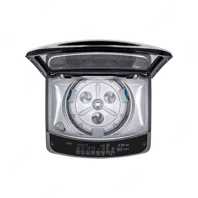 Стиральная машина автомат "LG T1066NEFVF2" (Черная сталь) 10 кг