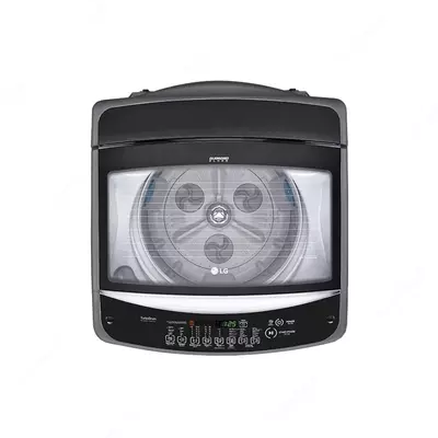 Стиральная машина автомат "LG T1066NEFVF2" (Черная сталь) 10 кг