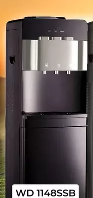 Zaminli suv sovutgichi "Ziffler WD1148SSB" (qora/kumush)