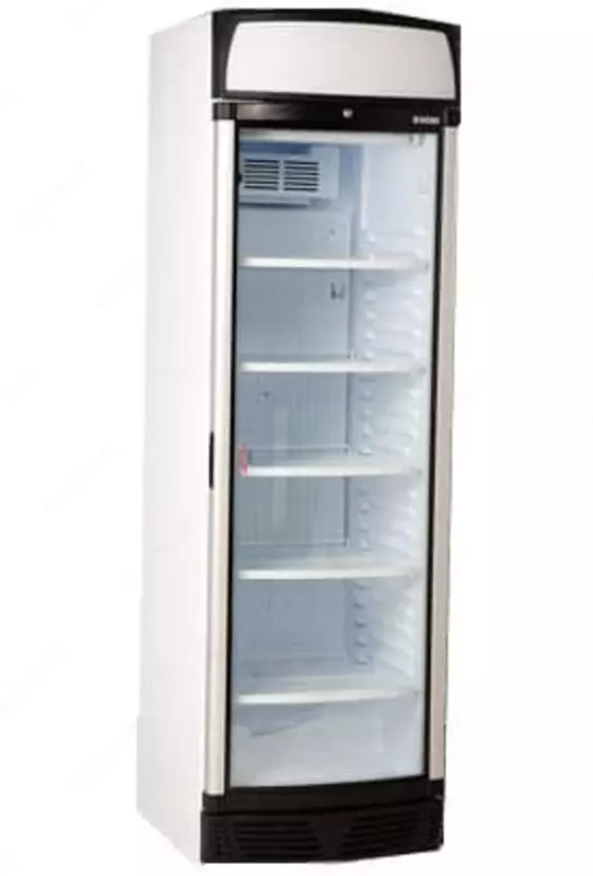 Sovutgichli vitrina "UGUR USS 374 DTKLV" (Oq/qora) 372 l
