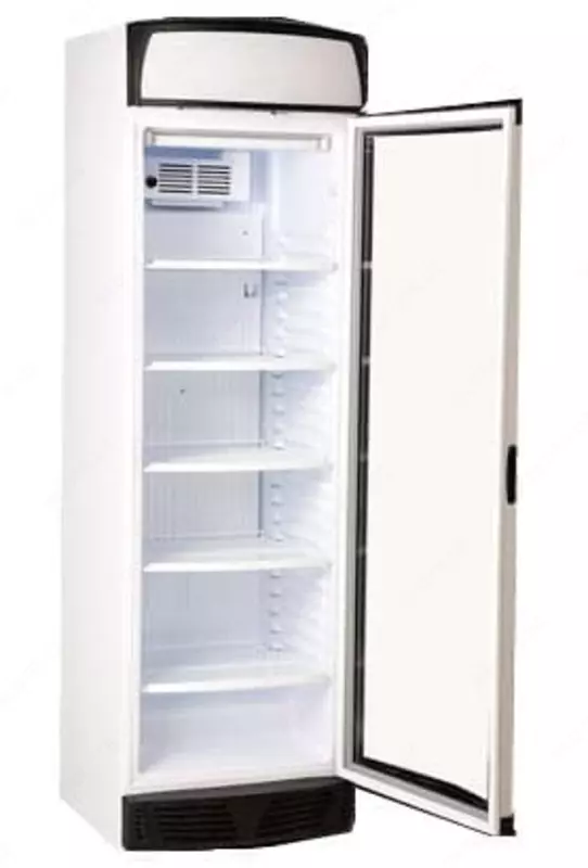 Sovutgichli vitrina "UGUR USS 374 DTKLV" (Oq/qora) 372 l