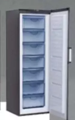 Вертикальный морозильник "UGUR UED 7266-DTKL" (Антрацит) 258 л