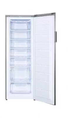 Вертикальный морозильник "Ziffler UP 225 PRO" (Серый) 225 л