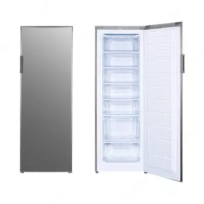 Вертикальный морозильник "Ziffler UP 225 PRO" (Серый) 225 л