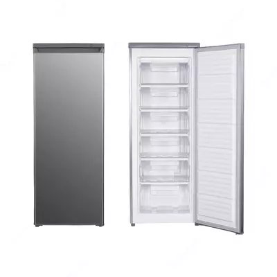 Вертикальный морозильник "Ziffler UP 163 PRO" (Серый) 163 л