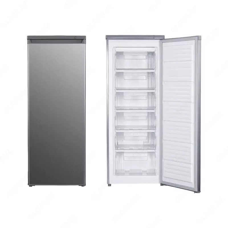 Вертикальный морозильник "Ziffler UP 163 PRO" (Серый) 163 л