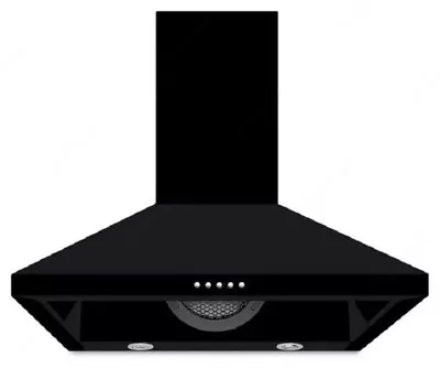 Kamin qalpoqli "VESTA P 960" (Qora) 60 sm