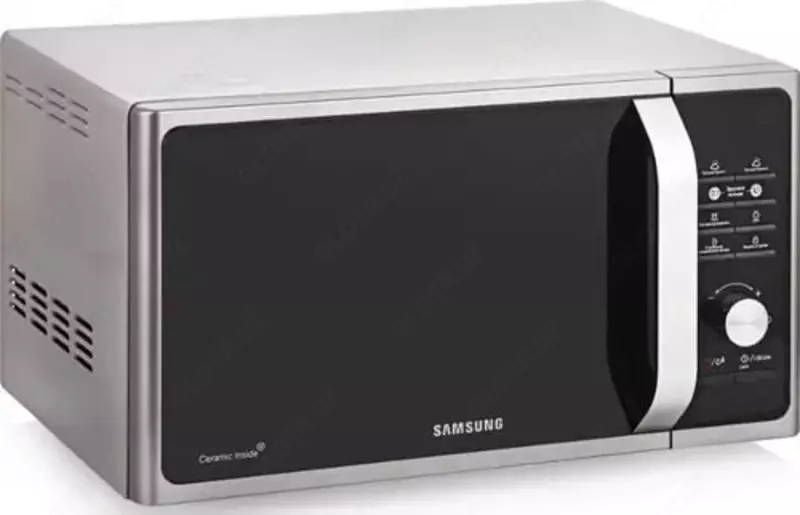 Микроволновая печь "Samsung MS23F302TAS" (Серебристая) 23 литра