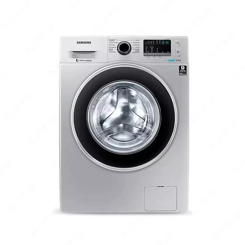Стиральная машина автомат "Samsung WW60J4210НSOLD" (Серебристая) 6 кг
