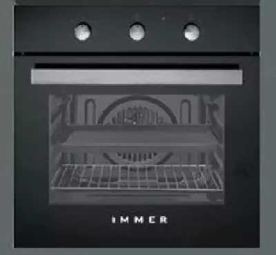 Бытовой Духовой шкаф "Immer ВО60S6FGL" (Черный) 70 литров