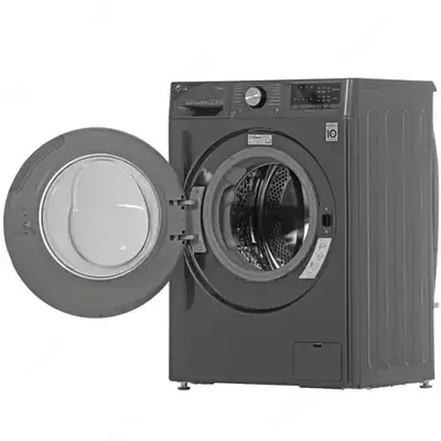 Стиральная машина автомат "LG F2V9GW9P" (Серебристая/Черная) 8.5 кг
