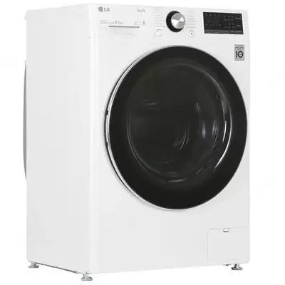 Стиральная машина автомат "LG F2V9GW9W" (Белая/Черная) 8.5 кг