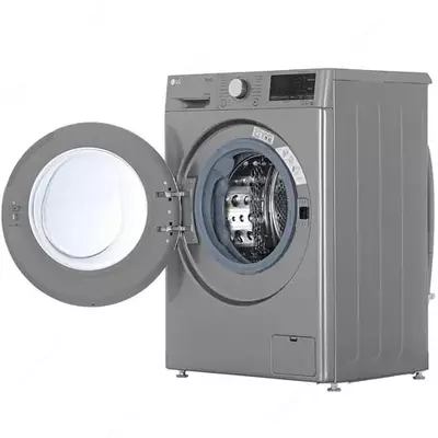 Стирально-сушильная машина автомат "LG F2V5GG2S" (Серебристая/Черная) 8.5/5 кг