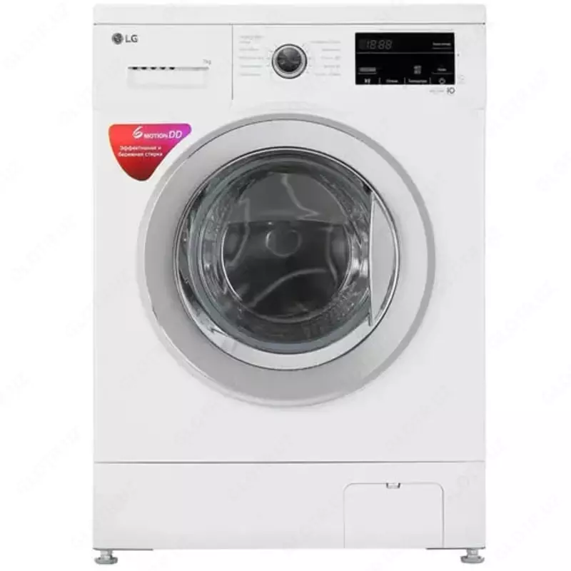 Стиральная машина автомат "LG F2J3НS2W" (Белая/Серебристая) 7 кг