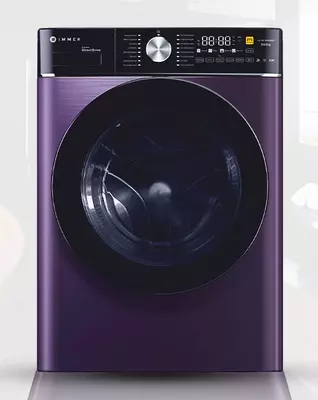 Стиральная машина автомат "IMMER IW100-14596DD" (Фиолетовая/Черная) 10 кг