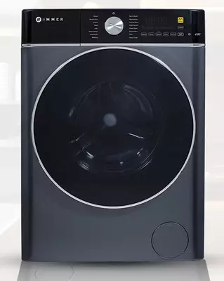 Стиральная машина автомат "IMMER IW100-14596BLX" (Серая/Черная) 10 кг