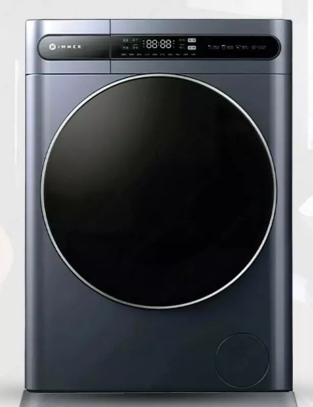 Стиральная машина автомат "IMMER IW80-14528BX" (Серая/Черная) 8 кг