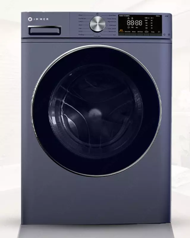 Стиральная машина автомат "IMMER IW80-14586BX" (Темно-Серая/Черная) 8 кг