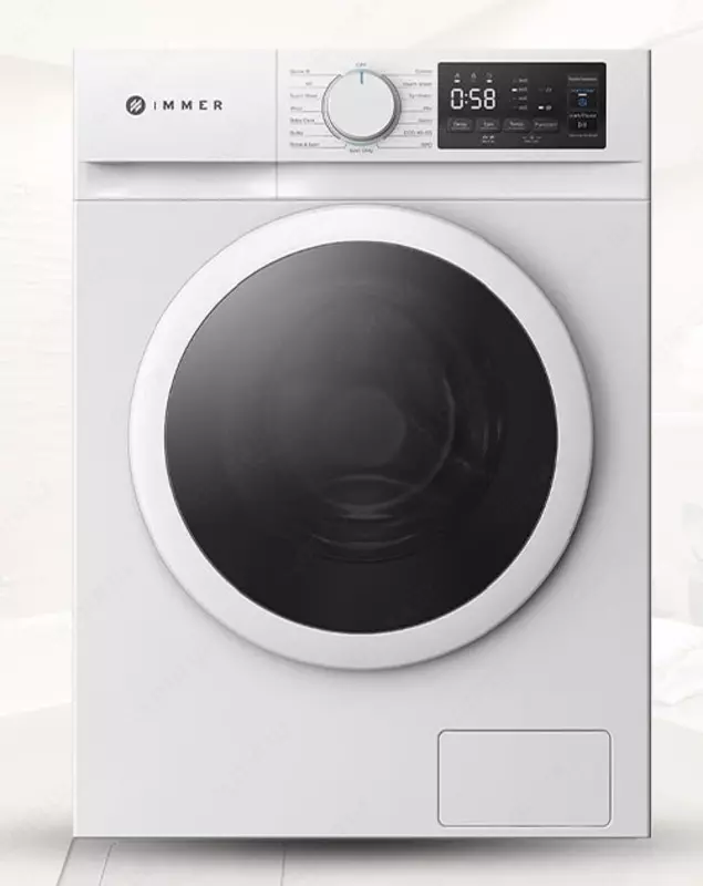 Стиральная машина автомат "IMMER D700W" (Белая/Черная) 7 кг