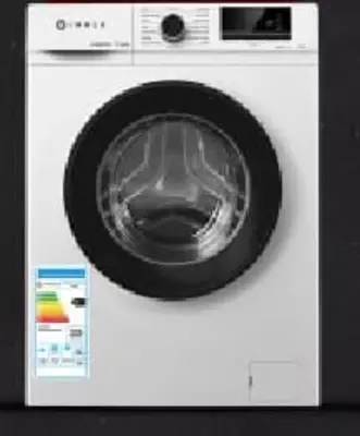 Стиральная машина автомат "IMMER S700W" (Белая/Черная) 7 кг