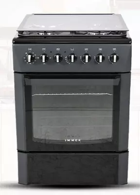 Газовая плита "Immer С02" (Темно-серая) 60 см