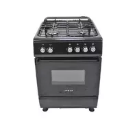 Газовая плита "Immer В01 ECO" (Черная) 60 см