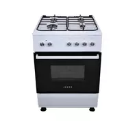 Газовая плита "Immer Е01 ECO" (Белая/Черная) 60 см