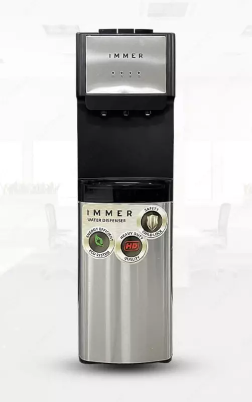 Напольный Кулер для воды "Immer 9Z" (Черный/серебристый)