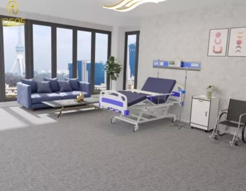 Реанимационная Кровать 3-x функциональная ID-CS-18