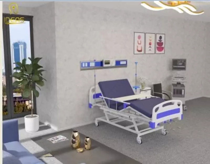 Реанимационная Кровать 3-x функциональная ID-CS-18 - 6 970 000 сум