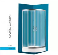Овальная душевая кабина H190 (100x100) SKOP-01