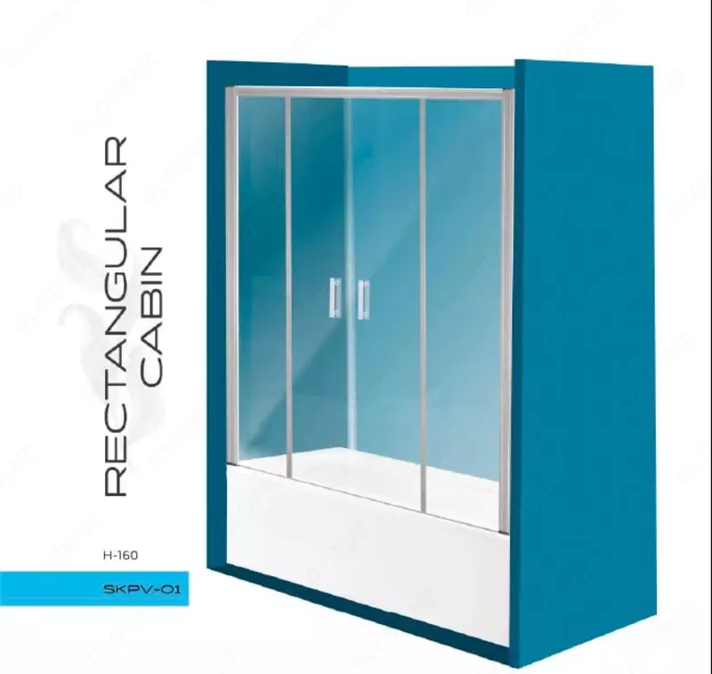 Душевая кабина H160 (от 131см до 140см) SKPV 01