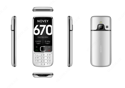 Сотовые телефоны NOVEY N670 Silver
