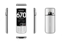 Сотовые телефоны NOVEY N670 Silver
