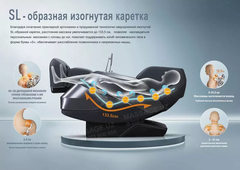 Массажное кресло iRest SL-A520-2 Только в розницу