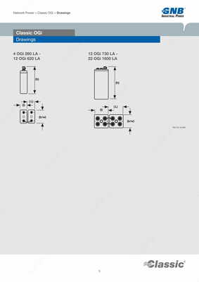 Klassik OGi qayta zaryadlanuvchi batareyalar