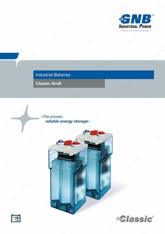 Klassik GroE qayta zaryadlanuvchi batareyalar