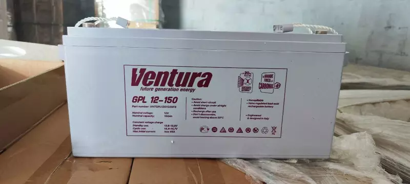 Аккумуляторная батарея Ventura GPL 12-150, 150Ah для ИБП (UPS) по технологии AGM
